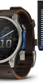 Garmin D2 Mach 2 47mm Titanium w. Oxford Brown Leather Band (010-02904-30/31)