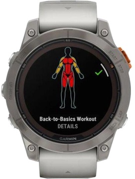 Garmin Fenix 7 Pro Sapphire Solar Titanium w. Fog Gray/Ember O. Band (010-02777-20/21)