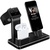 Simple Case Charging Dock Station for Apple Watch+iPhone+AirPods Black