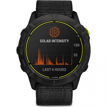 Garmin Enduro Black DLC Titanium with Black UltraFit Nylon Strap (010-02408-01)
