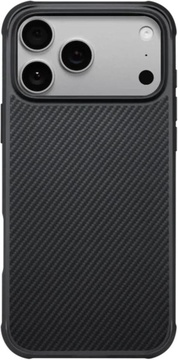 Pitaka Aramid ProGuard Case for iPhone 17 Pro 600D Black/Grey [Twill] (KI1701MGP)