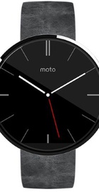Motorola Moto 360 Leather Grey