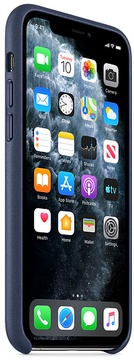 Apple iPhone 11 Pro Leather Case Midnight Blue (high copy)