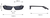 TOYEARN Rectangle Sexy Ladies Cat Eye Sunglasses Women 2018 (C01 Black frame/Grey Glasses)