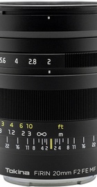Tokina Firin 20mm f/2.0 Sony FE MF