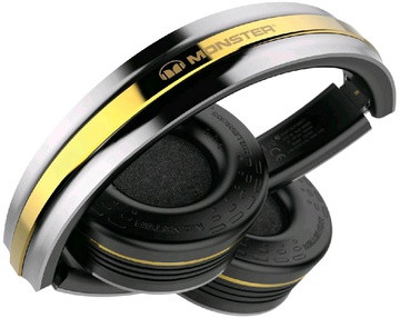 Monster ROC Sport Freedom Wireless On-Ear Black Platinum
