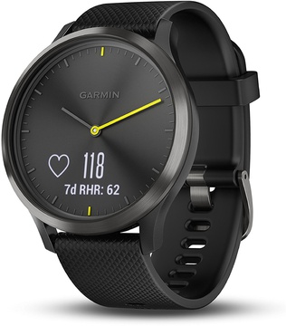 Garmin Vivomove HR, E EU, Sport, Black-Black, (010-01850-21)
