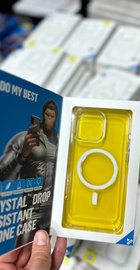 Blueo Crystal Drop PRO Resistance Case for iPhone 17 with MagSafe Transparent Clear