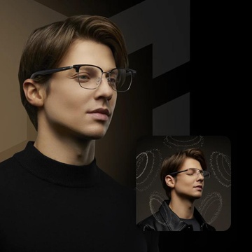 MiJia Audio Glasses Browline Black (BHR08VXGL)