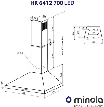 Minola HK 6412 I 850 LED