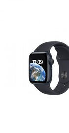 Apple Watch SE 2 GPS 44mm Midnight Aluminum Case with Midnight Sport Band (MNK03)