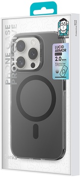 Blueo Benks Lucid Armor Case for iPhone 16 Pro with MagSafe Black