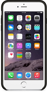 Apple iPhone 6 Plus Leather Case Black (MGQX2)