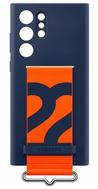 Samsung S908 Galaxy S22 Ultra Silicone with Strap Cover Navy (EF-GS908TNEG)