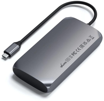 Satechi Aluminum USB-C Multimedia Adapter M1 Space Gray (ST-UCM1HM)