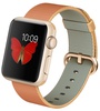 Apple Watch Sport 38mm Gold Aluminum Case with Gold/Red Woven Nylon (MMF52)