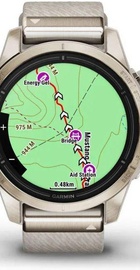 Garmin Epix Pro Gen 2 Sapphire 42mm Soft Gold w. Cream H. Nylon Band (010-02802-20)