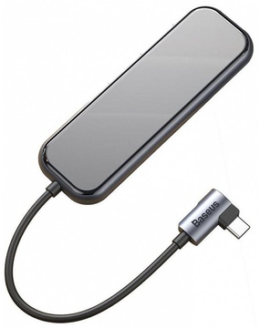 Baseus Mirror Series Multifunctional Hub (3 x USB 3.0, HDMI 4k, type C) (CAHUB-BZ0G)