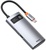 Baseus Metal Gleam Series 4-in-1 Multifunctional Type-C HUB Docking Station (2xUSB3.0 + 4KHD + Type-C) Gray (CAHUB-CY0G)