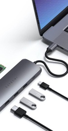 Satechi USB-C Hybrid Multiport Adapter Space Gray (ST-UCHSEM)