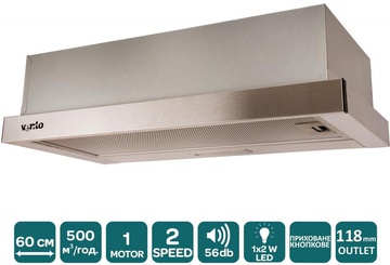 Ventolux GARDA 60 INOX (500) LED