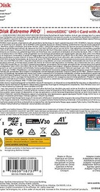 SanDisk 400 GB microSDXC UHS-I U3 Extreme Pro A2 + SD Adapter SDSQXCZ-400G-GN6MA