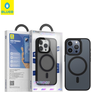 Blueo Frosted Anti-Drop Case for iPhone 15 with MagSafe Black