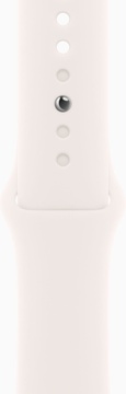 Apple Watch Series 10 GPS + Cellular 42mm Rose Gold Aluminum Case With Light Blush Sport Band - M/L (MWXA3)