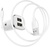 Borofone BZ12 Lasting Power 2USB 2.4A + Lightning White (BZ12BCLW)