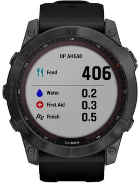 Garmin Fenix 7X Sapphire Solar Carbon Gray DLC Titanium with Black Band (010-02541-10/11/34)