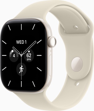 Apple Watch Series 12 GPS + Cellular 46mm Pearl White Ceramic Case with Sand Sport B. S/M (MJH14)