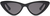 SOLO TU Trend Cat Eye Women Glasses (SH991-C1) (Black Frame/Grey Lenses)