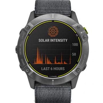 Garmin Enduro Steel with Gray UltraFit Nylon Strap (010-02408-00/10)