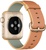 Apple Watch Sport 38mm Gold Aluminum Case with Gold/Red Woven Nylon (MMF52)