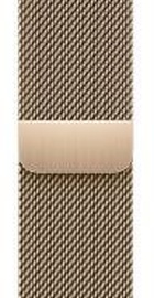 Apple Watch Series 7 GPS + Cellular 41mm Gold Stainless Steel Case with Gold Milanese Loop (MKHH3, MKJ03)