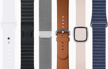 Apple Watch 42mm Stainless Steel Case with Bright Blue Leather Loop (MLFC2)