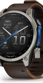 Garmin D2 Mach 2 47mm Titanium w. Oxford Brown Leather Band (010-02904-30/31)