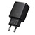 Baseus Compact Quick Charger 20W QC+ PD (1Type-C + 1USB) Black (CCXJ-B01)