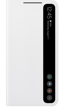 Samsung G990 Galaxy S21 FE Clear View Cover White (EF-ZG990CWEG)