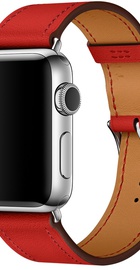 Apple Watch Hermes Leather Single Tour 38mm/40mm/41mm/42mm Capucine Swift (MMP32)