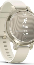 Garmin Lily 2 Active Lunar Gold with Bone Silicone Band (010-02891-00)