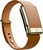 WHOOP MG LeatherLuxe Tapered Camel with Gold S/M + 12 Month Membership