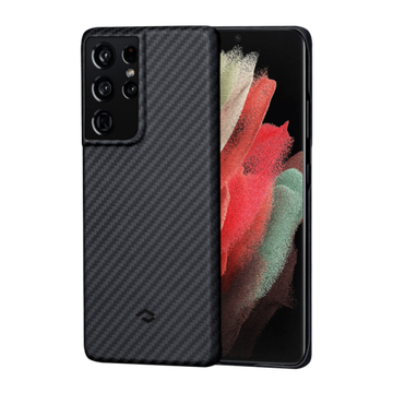 Pitaka MagEZ Case Twill Black/Grey for Samsung S21 Ultra (KS2101U)
