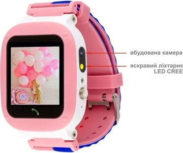 AmiGo GO004 Splashproof Camera+LED Pink