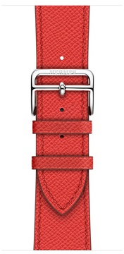 Apple Watch Hermes 38mm Series 2 Stainless Steel Case with Rose Jaipur Epsom Leather Single Tour (MNQ62)