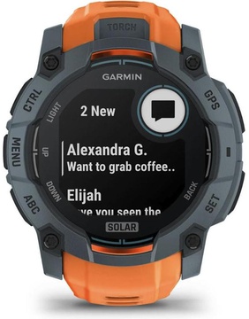 Garmin Instinct 3 50mm Solar Twilight with Solstice Band (010-02935-01)