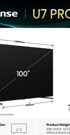 Hisense 100U7Q PRO