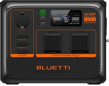 BLUETTI AC60P 504Wh 600W