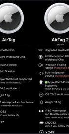 Apple AirTag 2nd Gen 1 pack (MFE94) OEM