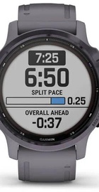 Garmin Fenix 6S Pro Solar Edition Amethyst Steel with Shale Gray Band (010-02409-15)